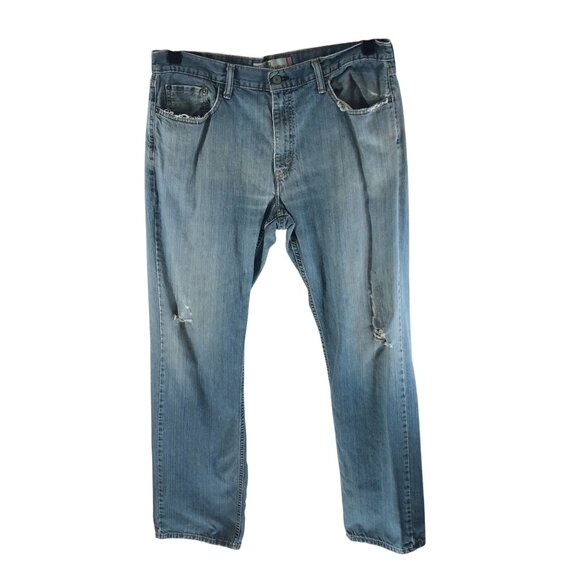 Levis Mens Jeans 559 Relaxed Straight Distressed Grunge 36x34 - Picture 1 of 11